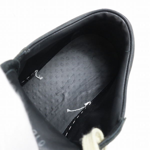 実際に弊社で買取させて頂いたRick Owens/リックオウエンス VINTAGE SNEAKS/ヴィンテージスニーカー レザー RU01D3897/42の画像 4枚目