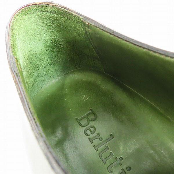 実際に弊社で買取させて頂いたBerluti/ベルルッティ Alessandro Alto/アレッサンドロ アルト レザー オックスフォードシューズの画像 6枚目
