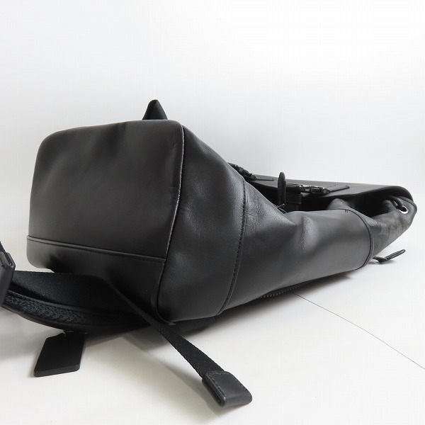 実際に弊社で買取させて頂いたCOACH/コーチ TRCK BKPK SMTH LTH トラック/バックパック/レザーリュックサック C2712の画像 2枚目