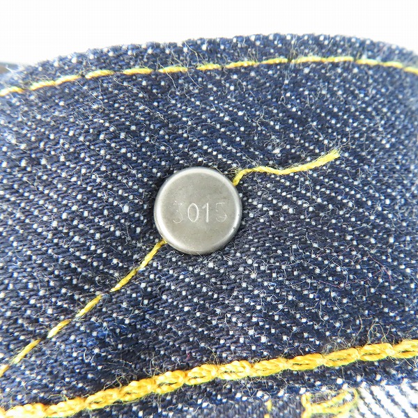 実際に弊社で買取させて頂いたLEVIS/リーバイス VINTAGE CLOTHING S501XX 1944年大戦モデル復刻 ビッグE/ボタン裏01 デニムパンツ 44501-0072/36×34の画像 7枚目