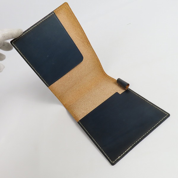 実際に弊社で買取させて頂いたGLENROYAL/グレンロイヤル ロディア ブライドルレザー メモカバー ロディアNo.13の画像 4枚目