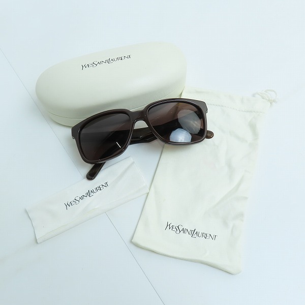 実際に弊社で買取させて頂いたYVES SAINT LAURENT/イブサンローラン サングラス/アイウェア YSL6253/Sの画像 9枚目