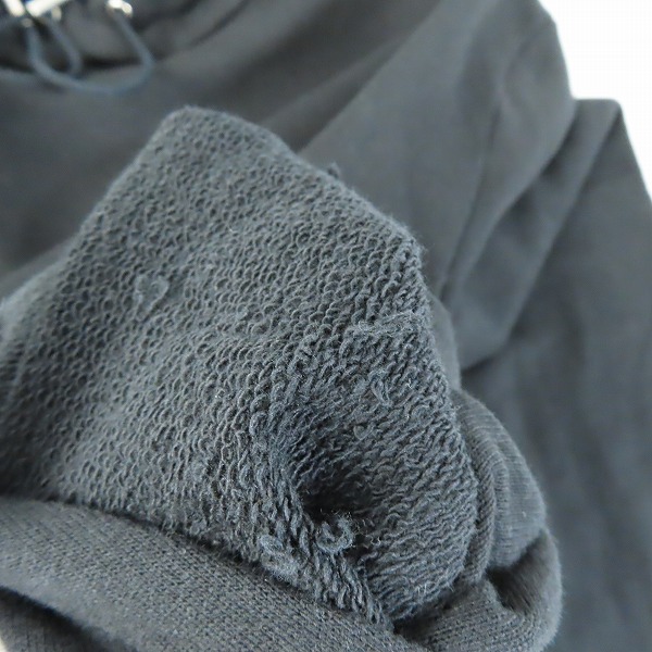 実際に弊社で買取させて頂いた【JPタグ】SAINT LAURENT PARIS/サンローランパリ プルオーバーパーカー ブラック/TT09 464581 YB2PG 1000/Mの画像 6枚目