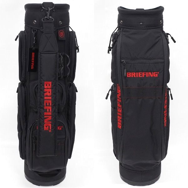実際に弊社で買取させて頂いたBRIEFING/ブリーフィング CR-6 ゴルフ 8.5型 5分割キャディバッグ ブラックの画像 2枚目