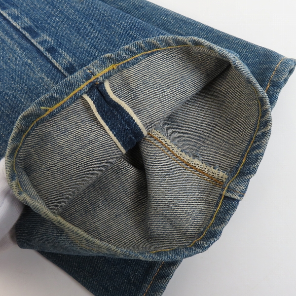 実際に弊社で買取させて頂いたLEVI'S/リーバイス 501 66前期 ボタン裏刻印6 スモールe ボタンフライ デニムパンツ/W31の画像 8枚目