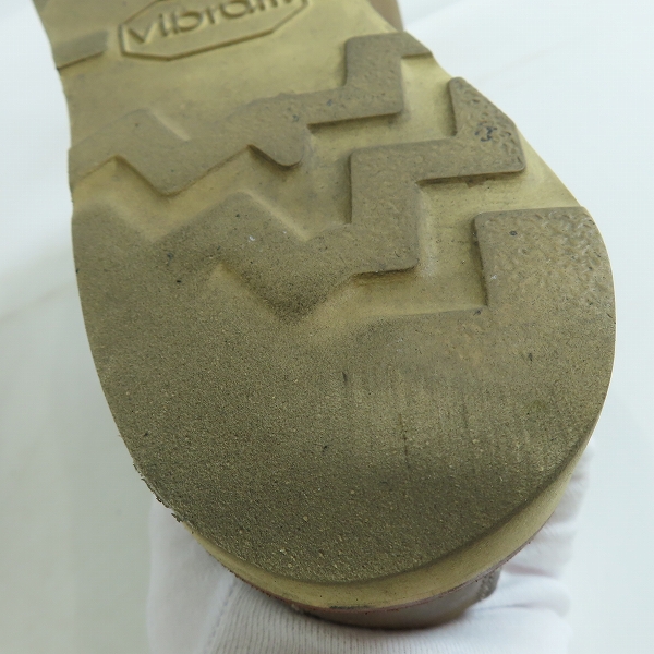 実際に弊社で買取させて頂いたCHIPPEWA/チペワ プレーントゥ ローカット レザー シューズ ブラウン系 1901M47/26の画像 9枚目