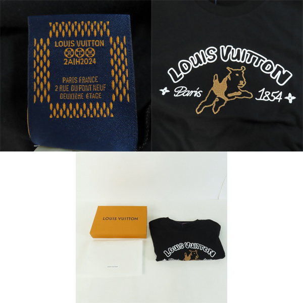 実際に弊社で買取させて頂いた【未使用/JPタグ】Louis Vuitton/ルイヴィトン by Tyler the Creator Embroidered Tシャツ/XLの画像 9枚目