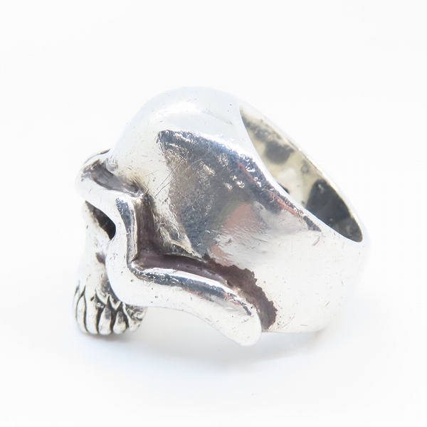 実際に弊社で買取させて頂いたTHIRTEEN DESIGNS/サーティーンデザインズ スカルリング 14-16号の画像 2枚目