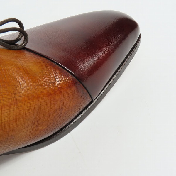 実際に弊社で買取させて頂いたMAGNANNI/マグナーニ オパンカ ミクストメディア スイッチング ホールカット ブラウン 16729/38の画像 6枚目