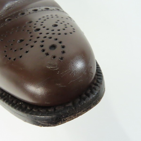 実際に弊社で買取させて頂いたChurch's/チャーチ ウィングチップ レザーシューズ/5.5Fの画像 6枚目