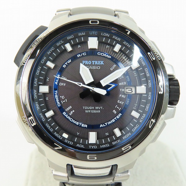 実際に弊社で買取させて頂いた(2)CASIO/カシオ PROTREK/プロトレック マナスル ソーラー レザー PRX-7000L-7JF