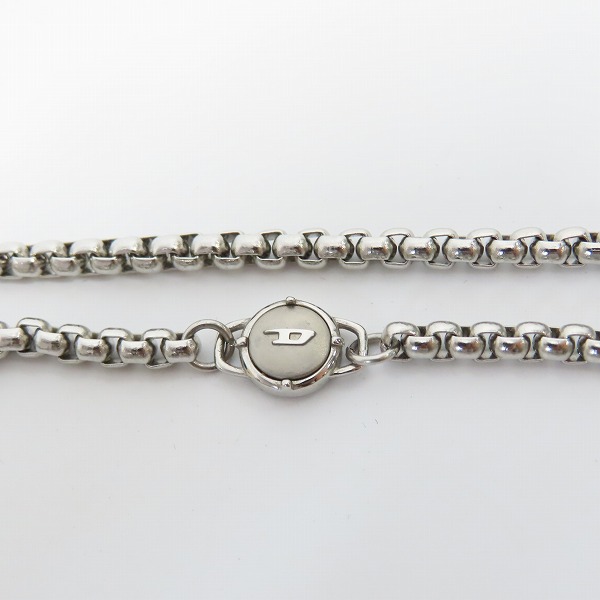 実際に弊社で買取させて頂いたDIESEL/ディーゼル ネックレス ステンレス スチール DX1378931の画像 4枚目