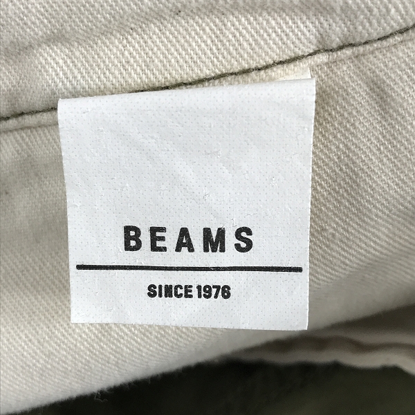 実際に弊社で買取させて頂いた【未使用】BEAMS/ビームス 7分丈カーゴパンツ/ショーツ  OLIVE/オリーブ Mの画像 2枚目