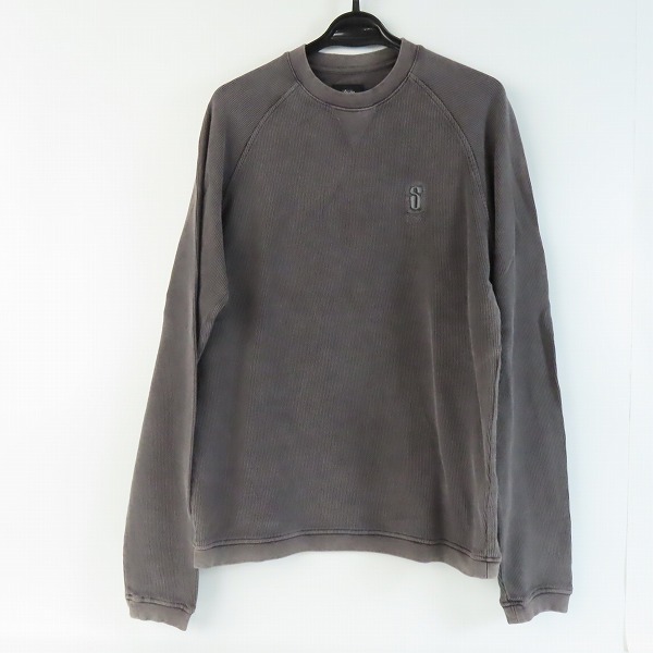 実際に弊社で買取させて頂いたSTUSSY/ステューシー 前V 長袖 カットソー Tシャツ/Mの画像 0枚目