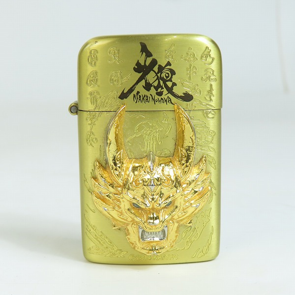 実際に弊社で買取させて頂いたRONSON/ロンソン 牙狼/ガロ フェイス オイルライター ゴールド