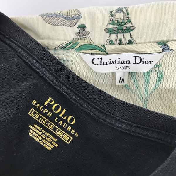 実際に弊社で買取させて頂いた【おまとめ】Christian Dior SPORTS/STUSSY/POLO RALPH LAUREN 他 カットソー Tシャツ/シャツ 等の画像 1枚目