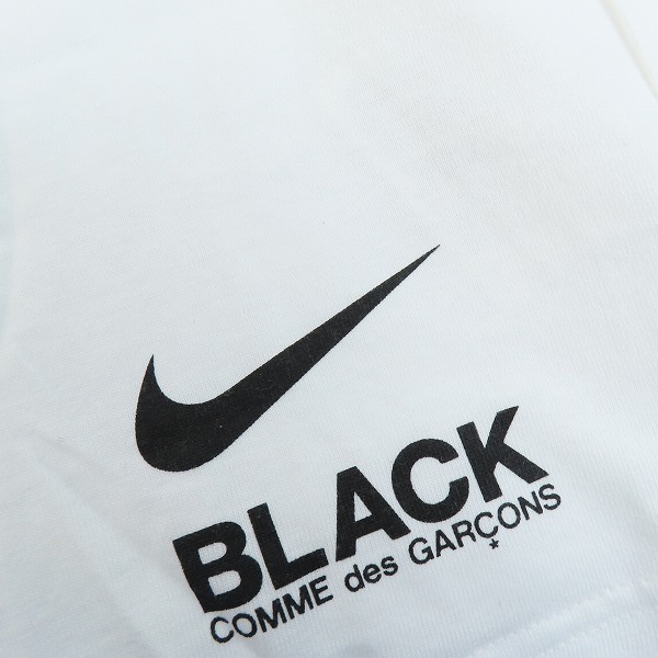 実際に弊社で買取させて頂いた【未使用】NIKE×BLACK COMME DES GARCONS/ナイキ×ブラックコムデギャルソン 半袖 Tシャツ/カットソー 1F-T104/XLの画像 4枚目