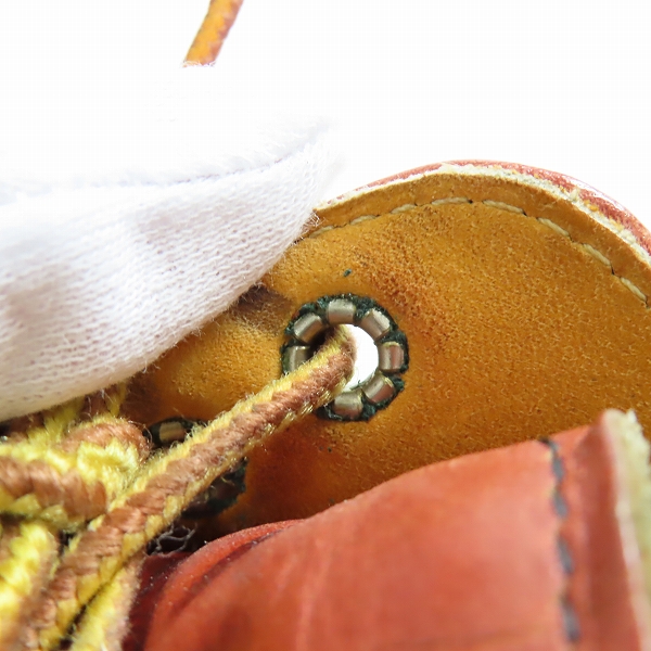 実際に弊社で買取させて頂いたRED WING/レッドウィング 刺繍羽タグ クラシックオックスフォードシューズ 8104/8Dの画像 6枚目