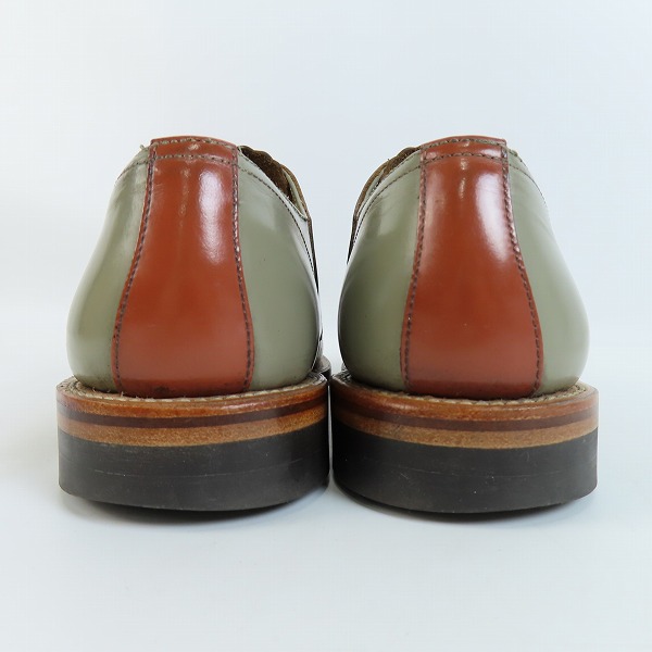 実際に弊社で買取させて頂いたREGAL/リーガル サドルオックスフォードシューズ グレー×ブラウンの画像 1枚目