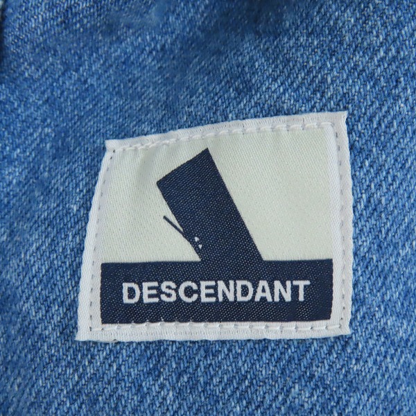 実際に弊社で買取させて頂いたDESCENDANT/ディセンダント 23AW ALLEN DENIM LS SHIRT COLOR/デニムシャツ 232WVDS-SHM01/2の画像 6枚目