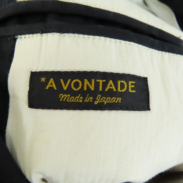 実際に弊社で買取させて頂いたA VONTADE/アボンタージ 4Bテーラード ジャケットの画像 2枚目