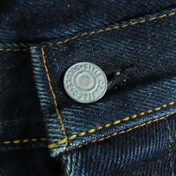 実際に弊社で買取させて頂いたEVISU/エヴィス No.2 SPECIAL 2000 くまモン デニムパンツ/38×35の画像 7枚目