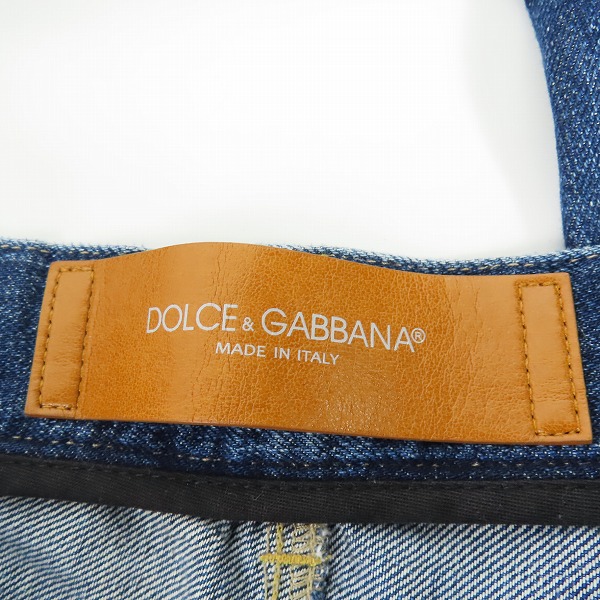 実際に弊社で買取させて頂いたDOLCE&GABBANA/ドルチェ&ガッバーナ DENIM 14GOLD/Gold Fit G641LD デニムパンツ G641LD G8Q12/52の画像 2枚目