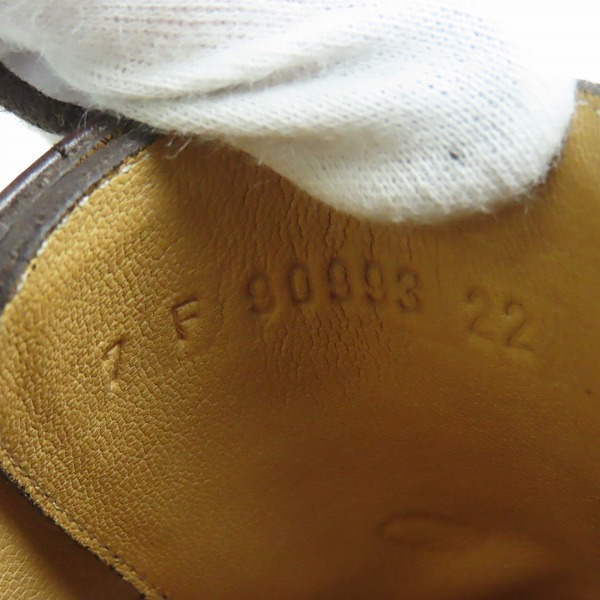 実際に弊社で買取させて頂いたParaboot/パラブーツ CHAMBORD TEX/シャンボード レザーシューズ/710707/90993/7の画像 5枚目