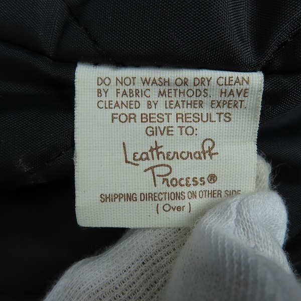 実際に弊社で買取させて頂いたPERFECTO by Schott/パーフェクト バイ ショット ダブルライダースジャケット ブラック 40の画像 4枚目