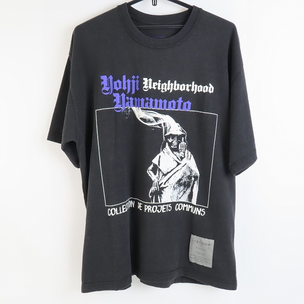 実際に弊社で買取させて頂いたYohji Yamamoto x NEIGHBORHOOD/ヨウジヤマモト×ネイバーフッド COTTON JERSEY PT SHORT SLEEVE HS-T81-286-2/L(4)