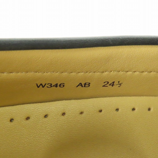 実際に弊社で買取させて頂いたREGAL/リーガル スクエアトゥ ヴァンプローファー W346/24.5の画像 5枚目