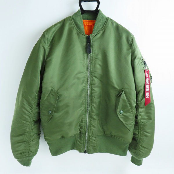 実際に弊社で買取させて頂いたALPHA INDUSTRIES/アルファインダストリーズ リバーシブル TIGHT MA-1/フライトジャケット 20004-403 L