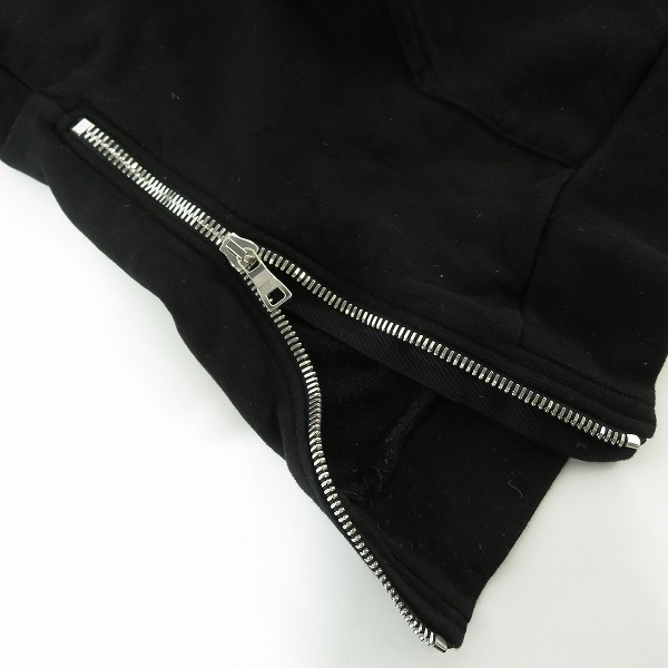 実際に弊社で買取させて頂いたBALMAIN/バルマン サイドジップスリットデザイン ダブルジップパーカー S7H6643J036/Lの画像 6枚目