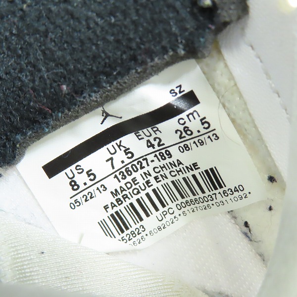 実際に弊社で買取させて頂いたNIKE/ナイキ AIR JORDAN 5 RETRO/エアジョーダン5 レトロ レイニー 136027-189 /26.5の画像 5枚目