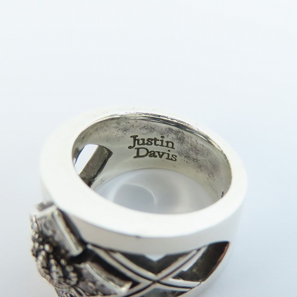 実際に弊社で買取させて頂いたJustin Davis/ジャスティンデイビス GRANDEUR RING/グランドールリング  925/11-12号の画像 6枚目