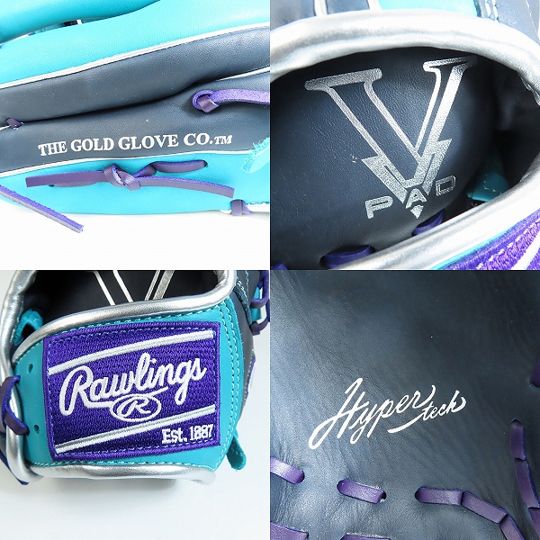 実際に弊社で買取させて頂いたRawlings/ローリングス HYPER TECH/ハイパーテック 軟式 内野手用 グローブ/ミット GR4HTCN62の画像 7枚目