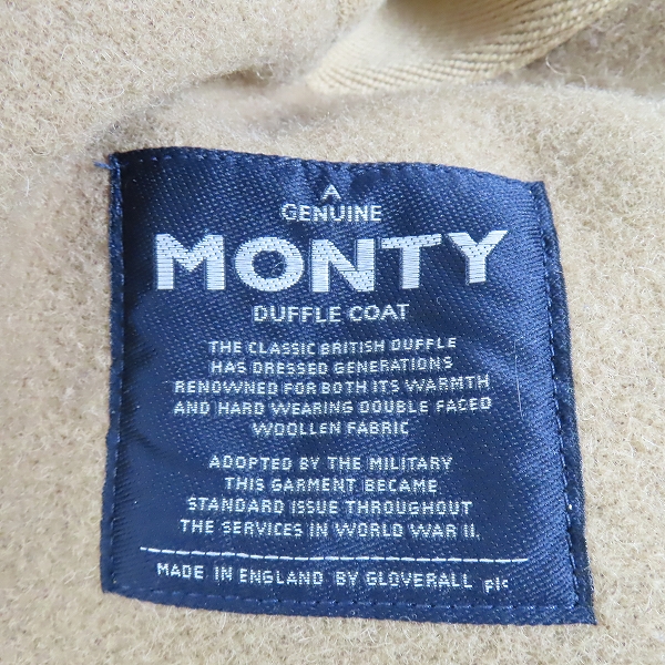 実際に弊社で買取させて頂いたMONTGOMERY×STEVEN ALAN/モンゴメリ×スティーブンアラン 1944 ダッフルコート イギリス軍 別注 ビンテージ MD-52/S の画像 4枚目