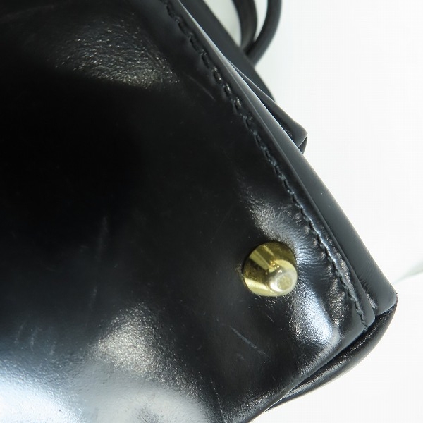 実際に弊社で買取させて頂いたGIANNI VERSACE/ジャン二ヴェルサーチ ヴィンテージ レザーミニリュックサックの画像 8枚目