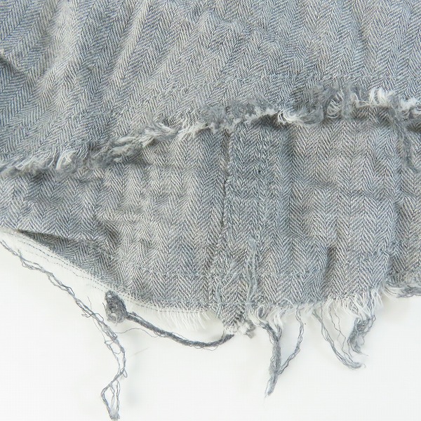 実際に弊社で買取させて頂いたL.G.B./ルグランブルー シワ加工 ボタンダウン スリムシャツ グレー/1の画像 6枚目