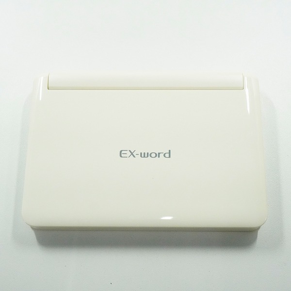 実際に弊社で買取させて頂いたCASIO/カシオ XD-SK2800 EX-word エクスワード ホワイト 電子辞書 簡易動作確認済みの画像 3枚目