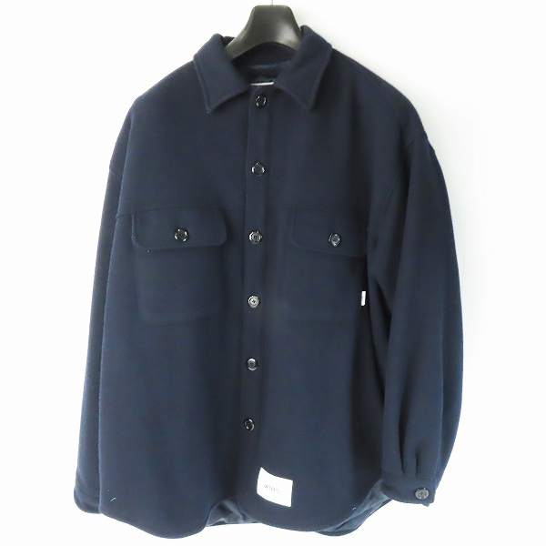 実際に弊社で買取させて頂いたWTAPS/ダブルタップス WCPO 01 JACKET WONY MELTON/ウール メルトンジャケット 212WVDT-JKM01/01