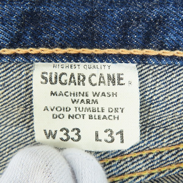 実際に弊社で買取させて頂いたSUGAR CANE/シュガーケーン ロン スター ジーンズ/デニムパンツ 902/W33 L31の画像 3枚目