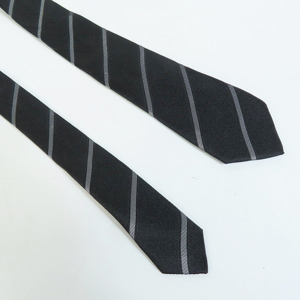 実際に弊社で買取させて頂いたceline/セリーヌ カレッジストライプ シルク ネクタイの画像 1枚目