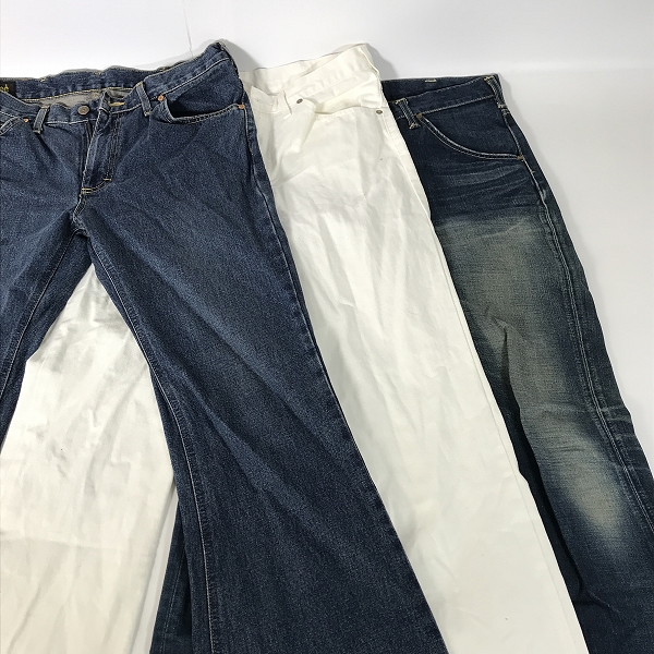 実際に弊社で買取させて頂いた【おまとめ】LEE/リー デニムパンツ/ジーンズ インディゴブルー/ホワイト 34 