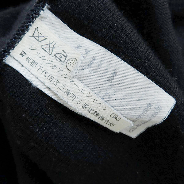 実際に弊社で買取させて頂いたARMANI JEANS/アルマーニジーンズ BASIC ロゴ刺繍 クルーネックニット//Mの画像 4枚目