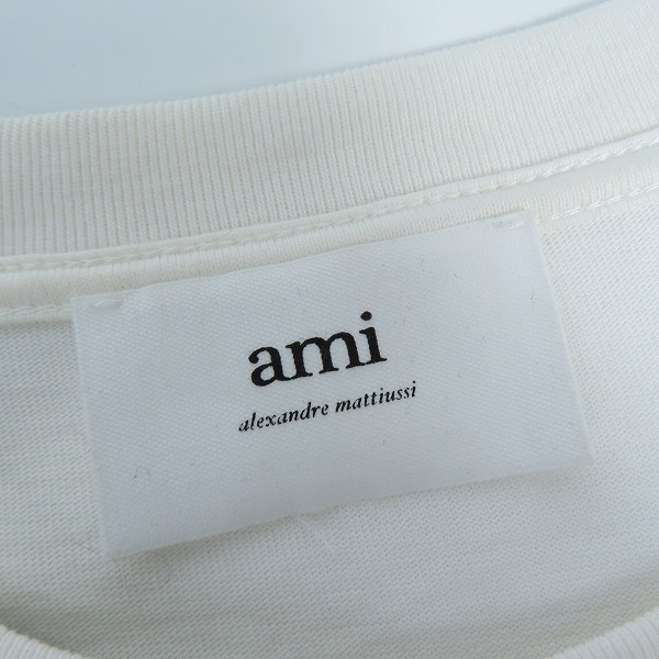 実際に弊社で買取させて頂いたami alexandre mattiussi/アミ アレクサンドルマテュッシ ハートAロゴ刺繍 半袖Tシャツ UTS004.726/Mの画像 2枚目