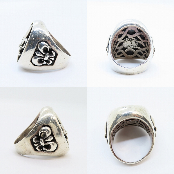実際に弊社で買取させて頂いた【ギャラ付】LEATHERS AND TREASURES/レザーズ＆トレジャーズ フレアデリー w/スティングレイ リング/18.5-19号の画像 2枚目