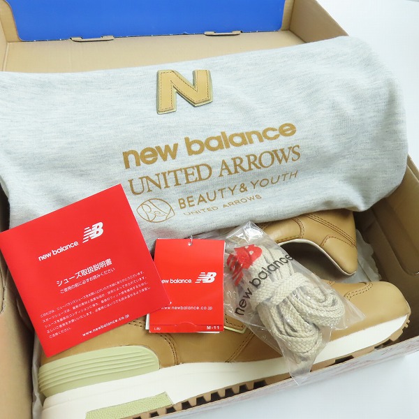 実際に弊社で買取させて頂いたNEW BALANCE/ニューバランス UNITED ARROWS別注 25周年記念モデル CM1400UA/26の画像 7枚目