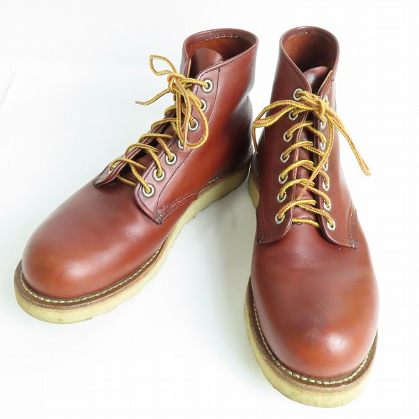 実際に弊社で買取させて頂いたRED WING/レッドウィング プレーントゥ/ブーツ 9105 US8