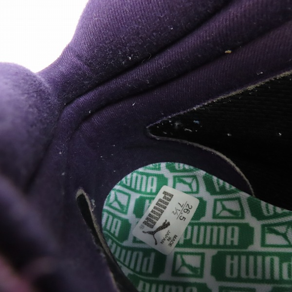 実際に弊社で買取させて頂いたatmos×Puma/アトモス×プーマ Suede VTG Aged Made In Japan/383719-01/26.5の画像 7枚目